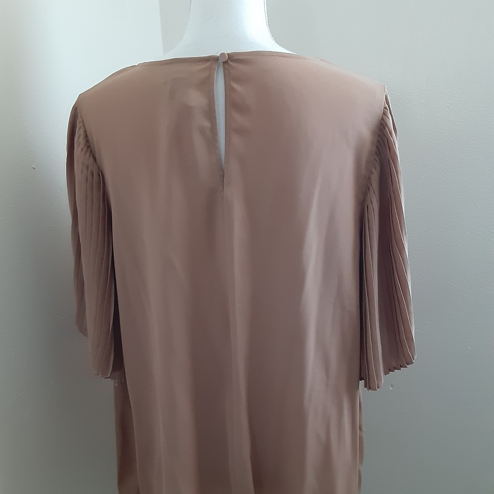 Worthington Womens Crew Neck Short Sleeve Blouse Size OX New $18 - Picture 12 of 16